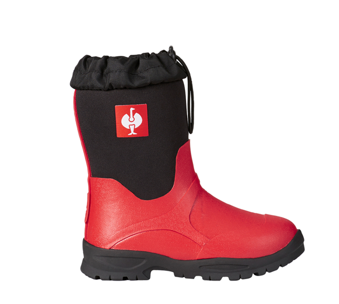 Hauptansicht, Kinderschuhe, e.s. Allroundstiefel Fides high, Kinder, feuerrot/schwarz