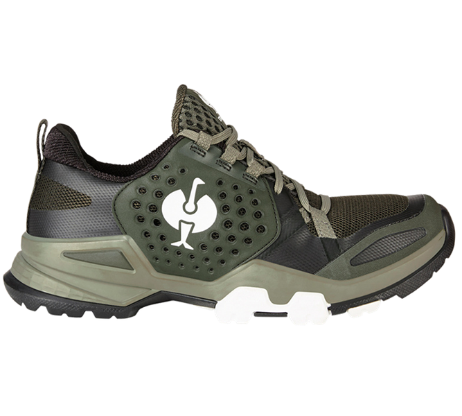 Vue principale, O1, O1 Chaussures de travail e.s. Nattai, vert camouflage/vert marais