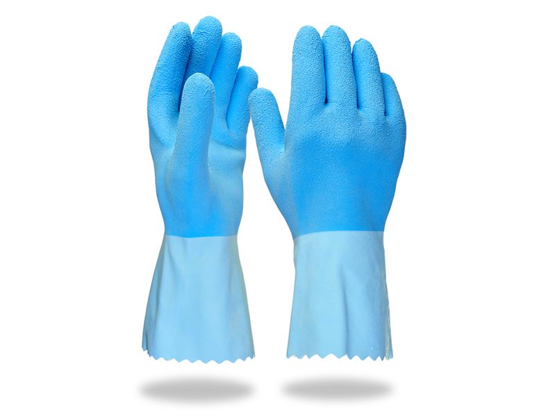 Speciale latex handschoenen Hy Blue