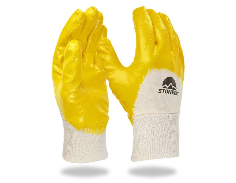 Latex-Handschuhe, Strickbund, 12er Pack
