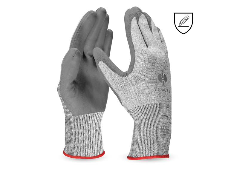 Vue principale, Revêtement, Gants protect. anti-coupe en PU, niveau C