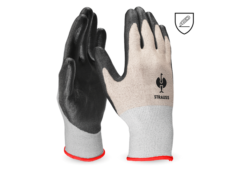 Vue principale, Revêtement, Gants protect. anti-coupe en PU, niveau B