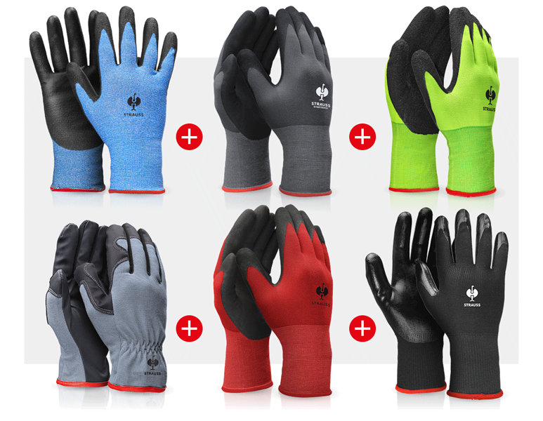 Vue principale, Gants, Kit de gants pro pour installation II