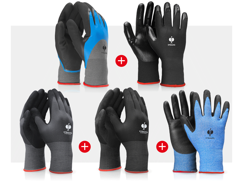 Vue principale, Sécurité au travail, Kit de gants professionnels automobile II