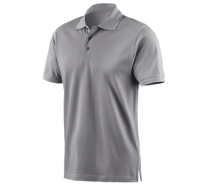 Hauptansicht, Bekleidung, e.s. Polo-Shirt cotton, platin