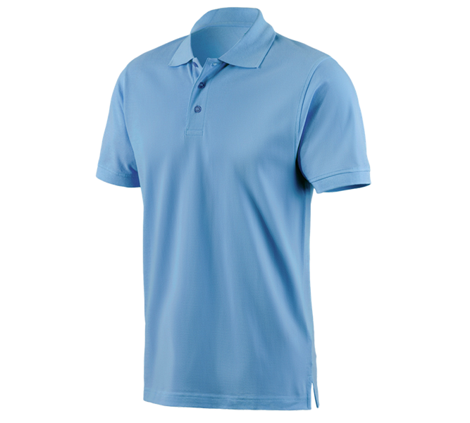 Hauptansicht, Herren, e.s. Polo-Shirt cotton, azurblau