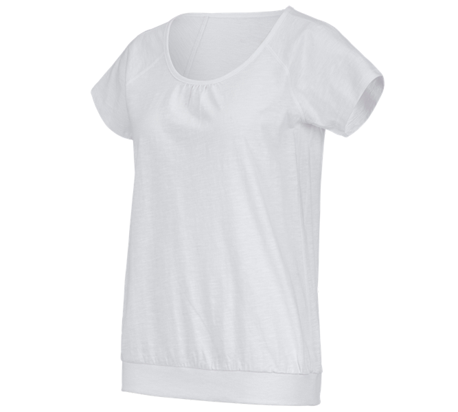 e.s. T-Shirt cotton slub, dames