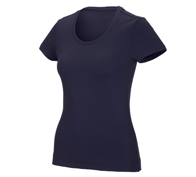 e.s. T-shirt fonctionnel poly cotton, femmes