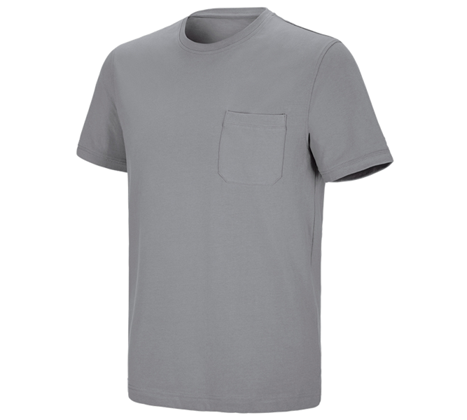 e.s. T-shirt cotton stretch Pocket