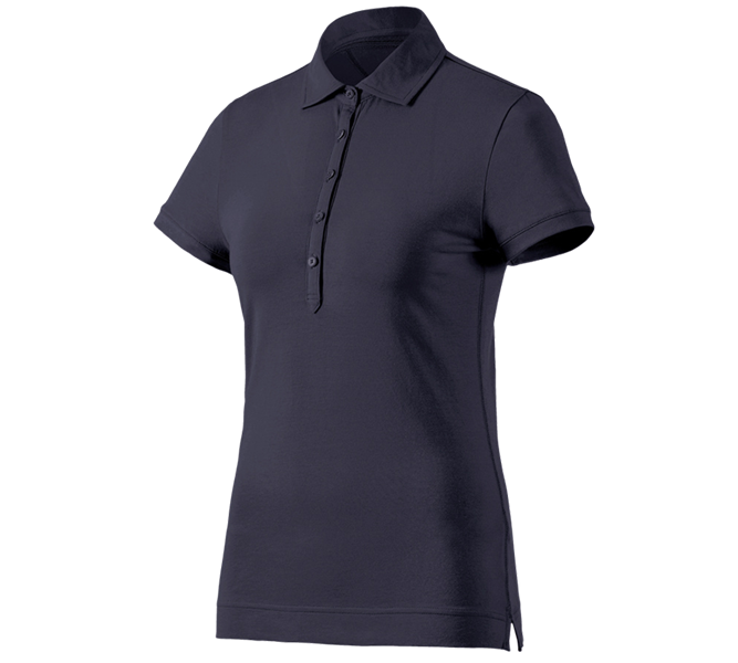 e.s. Polo cotton stretch, femmes