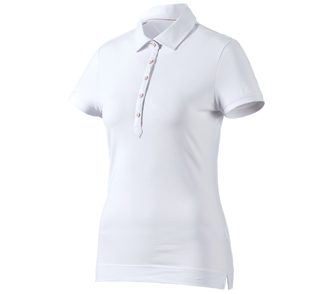 e.s. Polo-Shirt cotton stretch, Damen