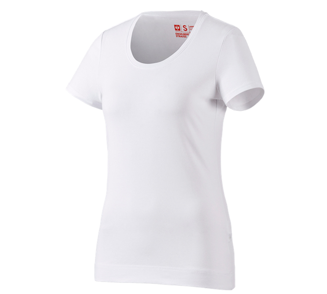 e.s. T-Shirt cotton stretch, Damen