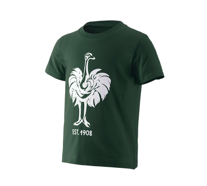 Hoofdaanzicht, Kinderen, e.s. T-Shirt 1908, kinderen, groen/wit