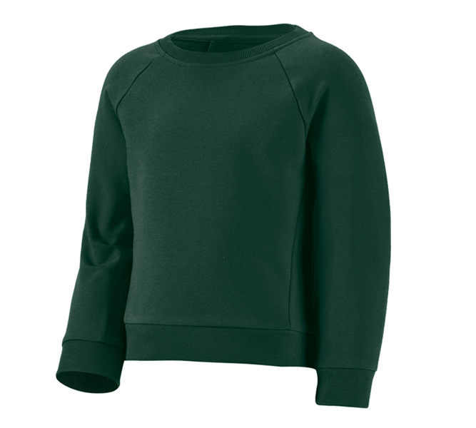 Hoofdaanzicht, Kinderen, e.s. Sweatshirt cotton stretch, kinderen, groen