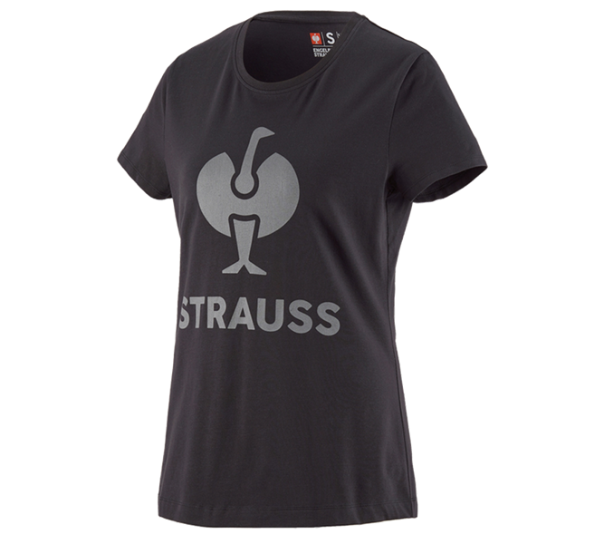 Hoofdaanzicht, T-Shirts, T-Shirt e.s.concrete, dames, zwart