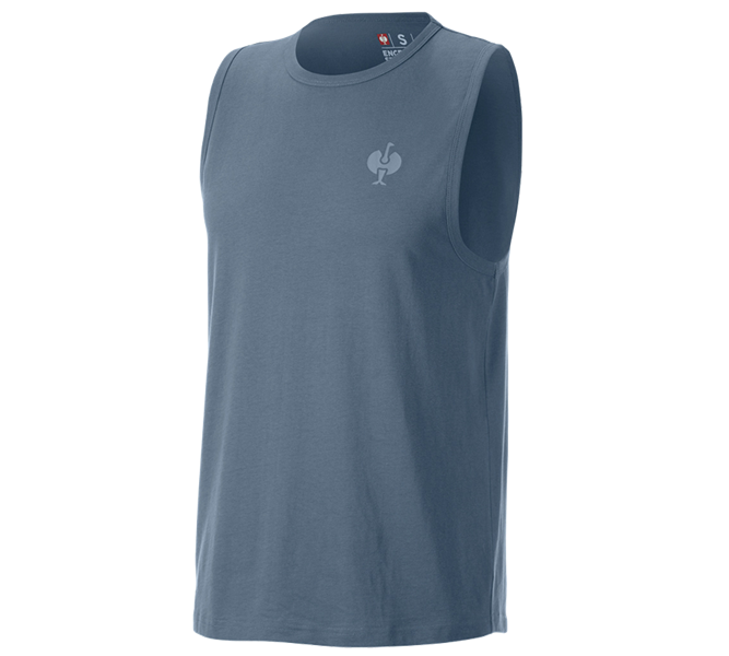 Vue principale, e.s.iconic, Chemise Athletik e.s.iconic, bleu oxyde