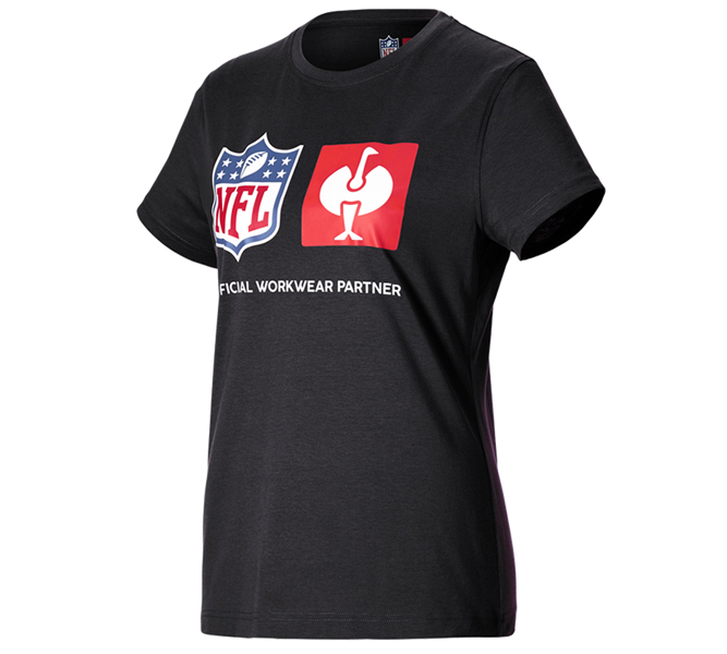 Hauptansicht, Kollaborationen, NFL T-Shirt cotton, ladies, schwarz