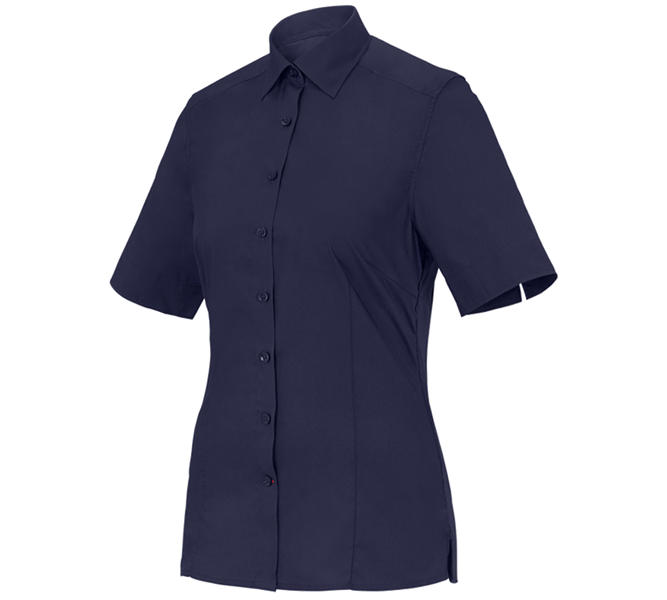 Business-blouse e.s.comfort, korte mouw