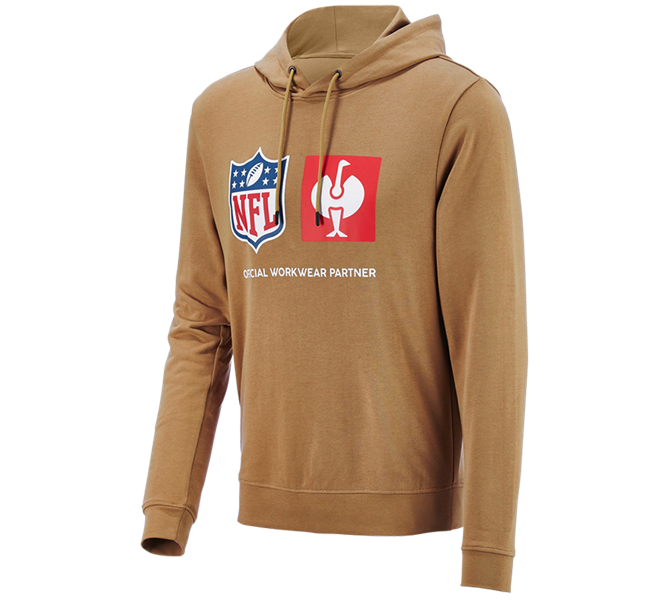 Hauptansicht, NFL X STRAUSS, NFL Hoodie cotton, mandelbraun