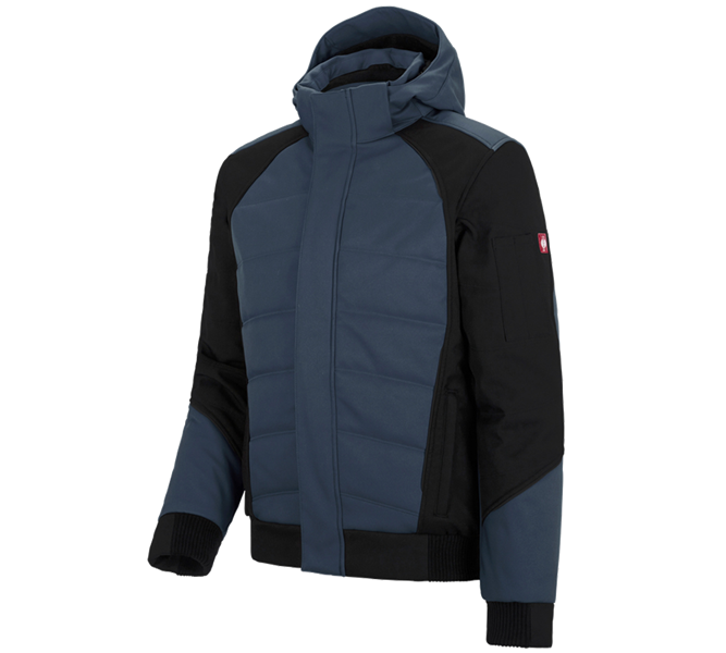 Vue principale, Vestes softshell, Veste softshell d'hiver e.s.vision, pacifique/noir