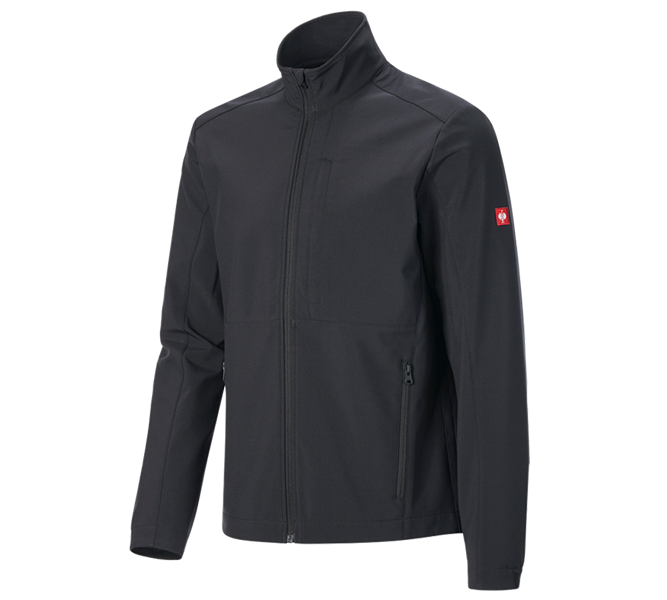 Hoofdaanzicht, Kleding, Softshelljack e.s.trail pure, zwart