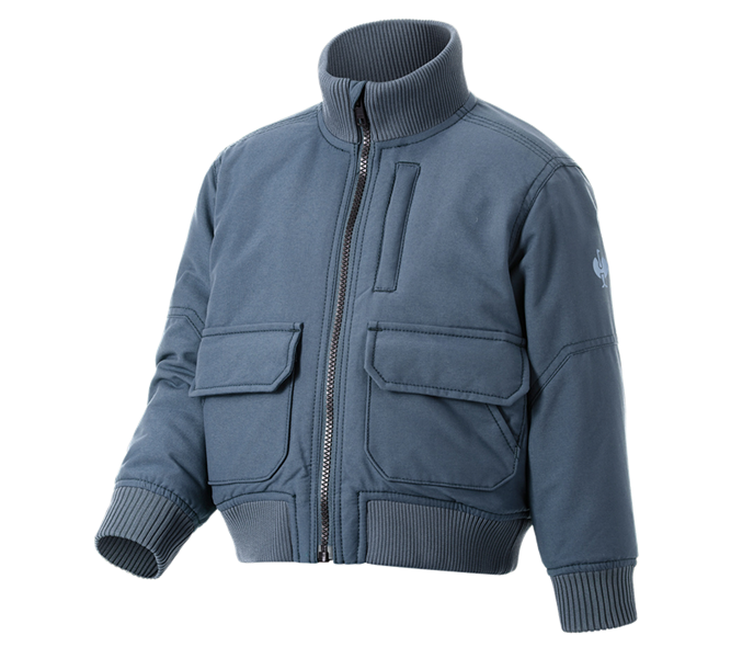 Vue principale, Vestes d'hiver, Blouson aviateur e.s.iconic, enfants, bleu oxyde