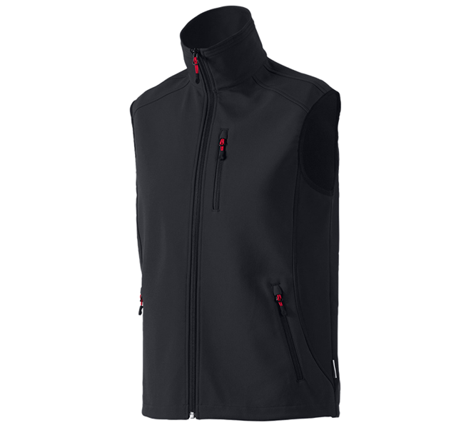 Hoofdaanzicht, Werkvesten, Softshell-bodywarmer dryplexx® softlight, zwart