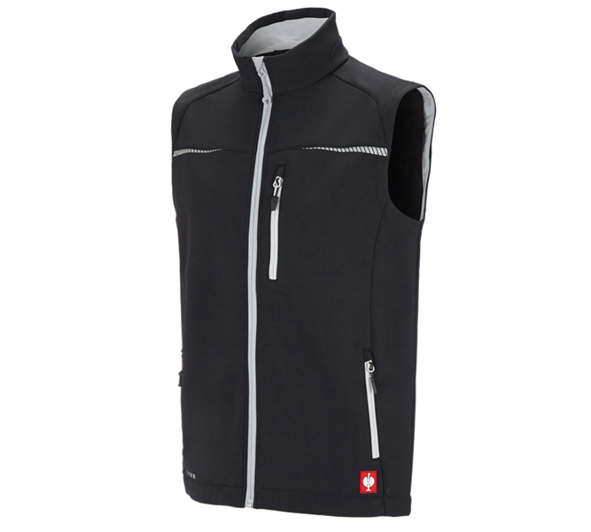 Hoofdaanzicht, Bodywarmer, Softshell-bodywarmer e.s.motion 2020, zwart/platina