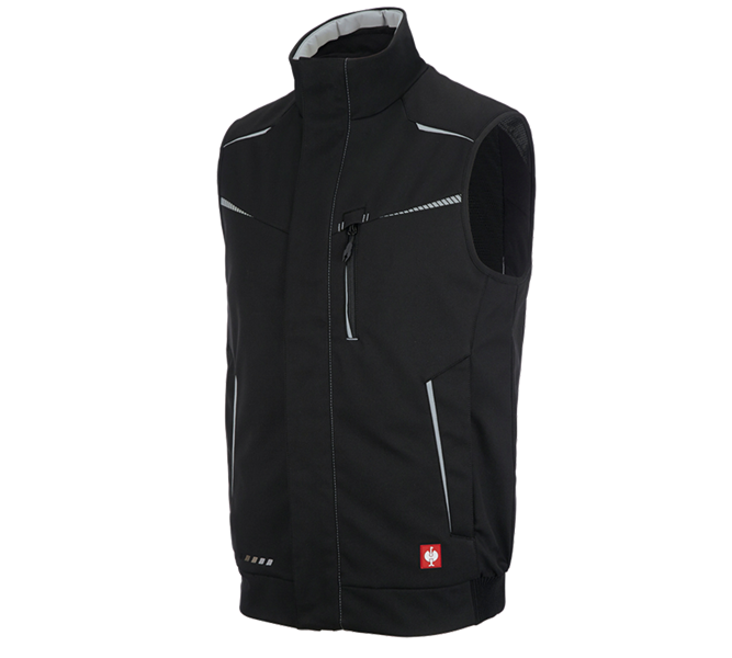 Vue principale, Froid, Giletsoftshell d'hiver e.s.motion 2020, noir/platine