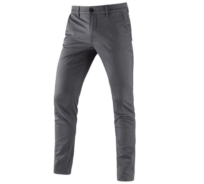 Hauptansicht, Hosen, e.s. 5-Pocket-Berufshose Chino, anthrazit