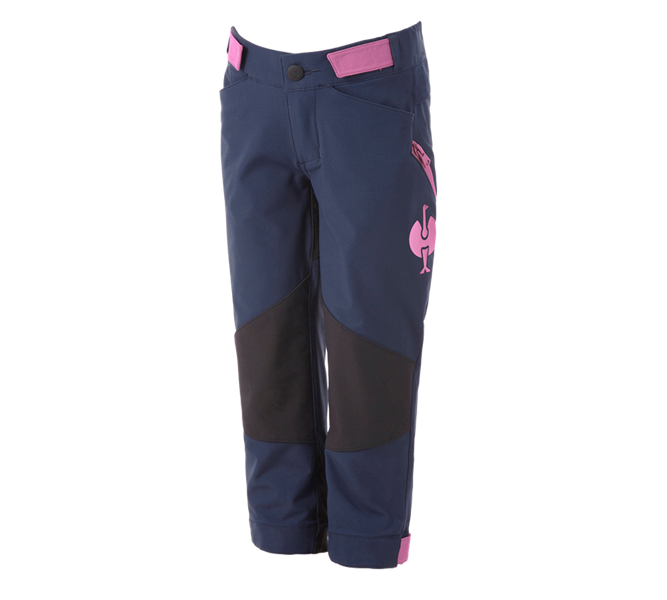 Vue principale, Vêtements, Pantalon de fonction e.s.trail, enfants, bleu profond/rose tara