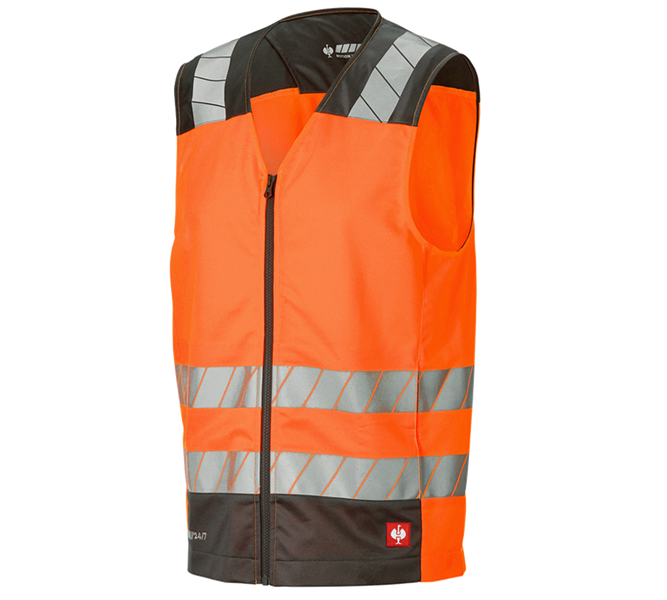 Vue principale, Gilets de travail, Gilet de signalisation e.s.motion 24/7, orange fluo/anthracite