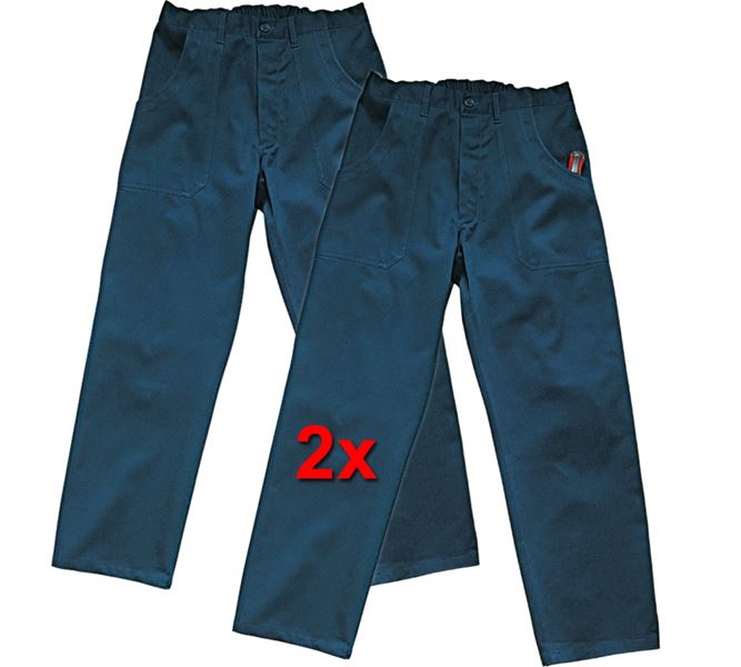 Pantalon élastique Basic, lot de 2