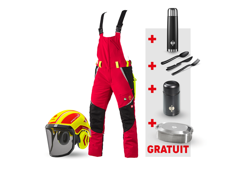 KIT : Salopette anti-coupe e.s. KWF + casque