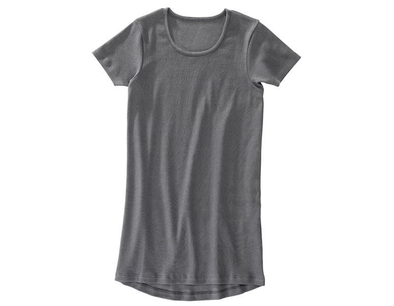 Hauptansicht, Unterwäsche, e.s. cotton rib T-Shirt, titan