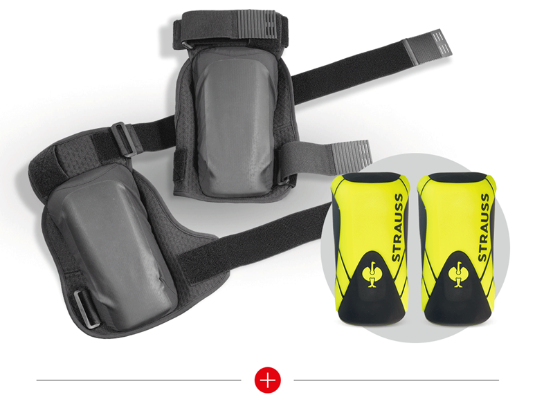 KIT : e.s. Knee Pad + Poche Pro-Comfort, rough