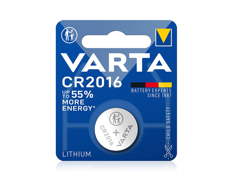 Vue principale, Batteries | piles, VARTA Piles bouton CR2016