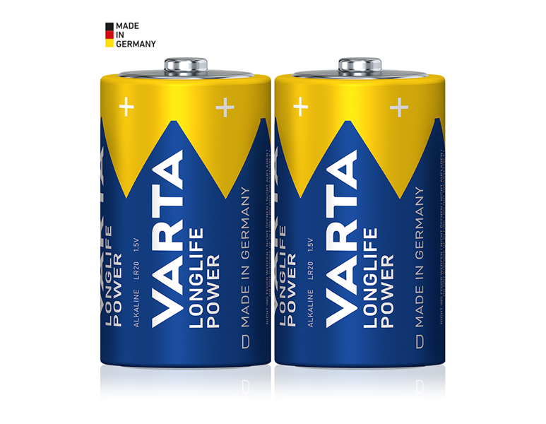 Vue principale, Batteries | piles, VARTA Mono D Piles