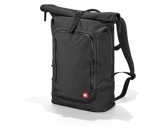 Hauptansicht, Rolltop-Rucksack e.s.​work&travel, schwarz