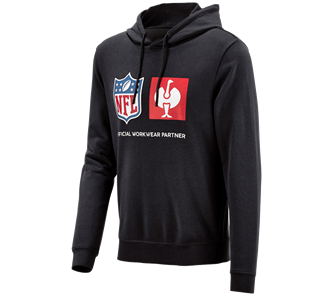 Vue principale, NFL Hoodie cotton, noir