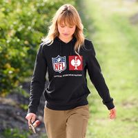 Vue 3, NFL Hoodie cotton, ladies, noir