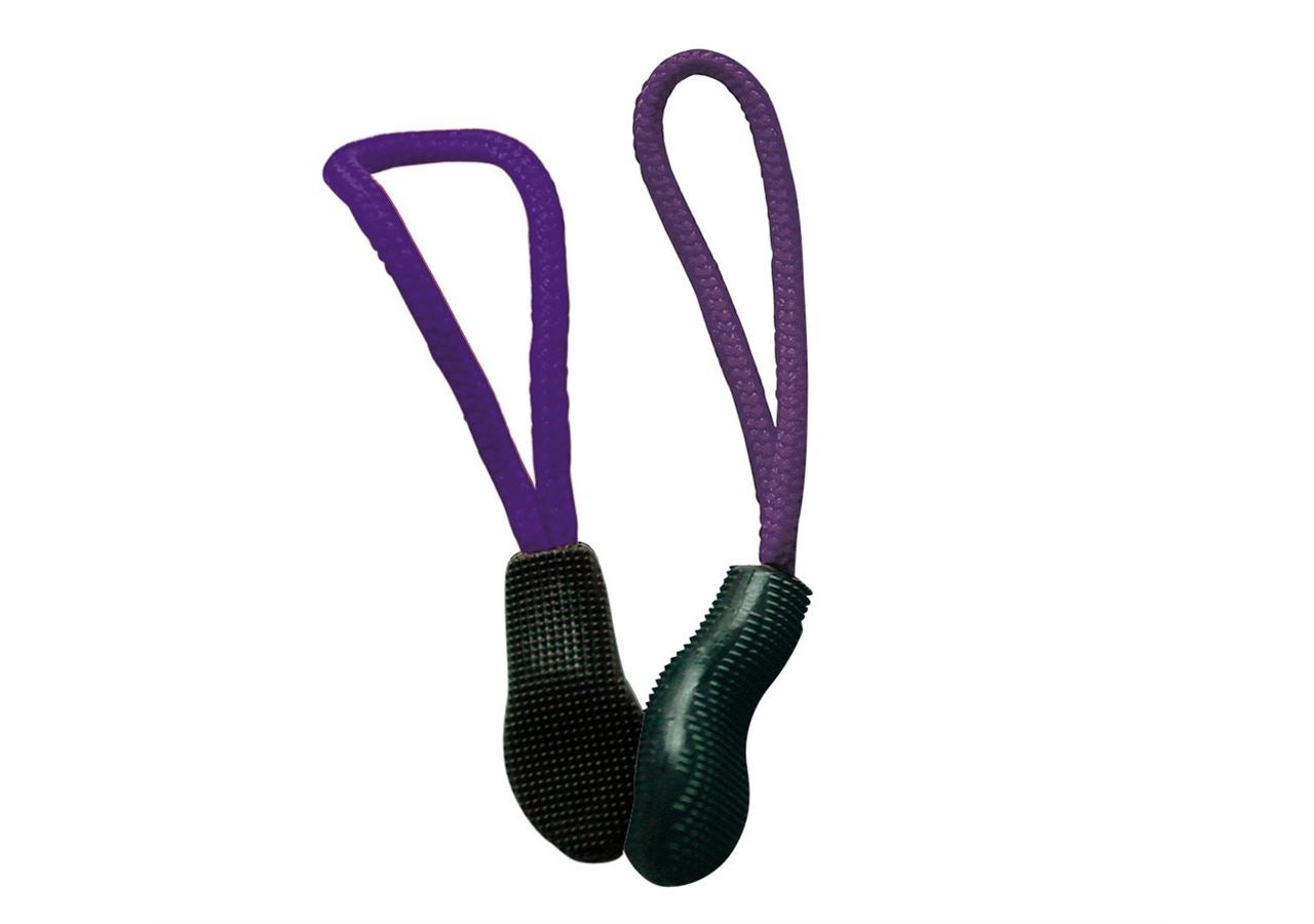 Accessoires: Zipper-Set + lila