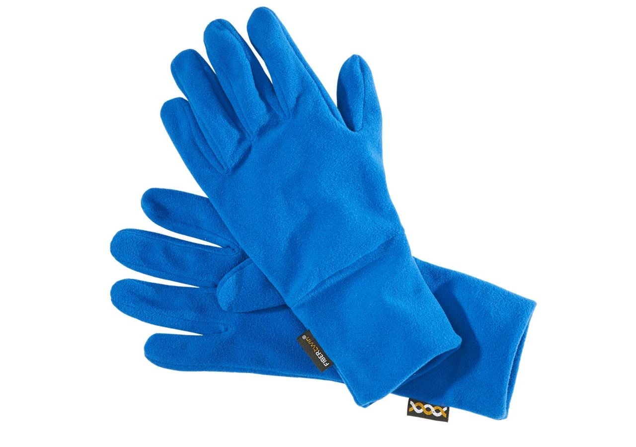 Accessoires: e.s. FIBERTWIN® microfleece handschoenen + korenblauw
