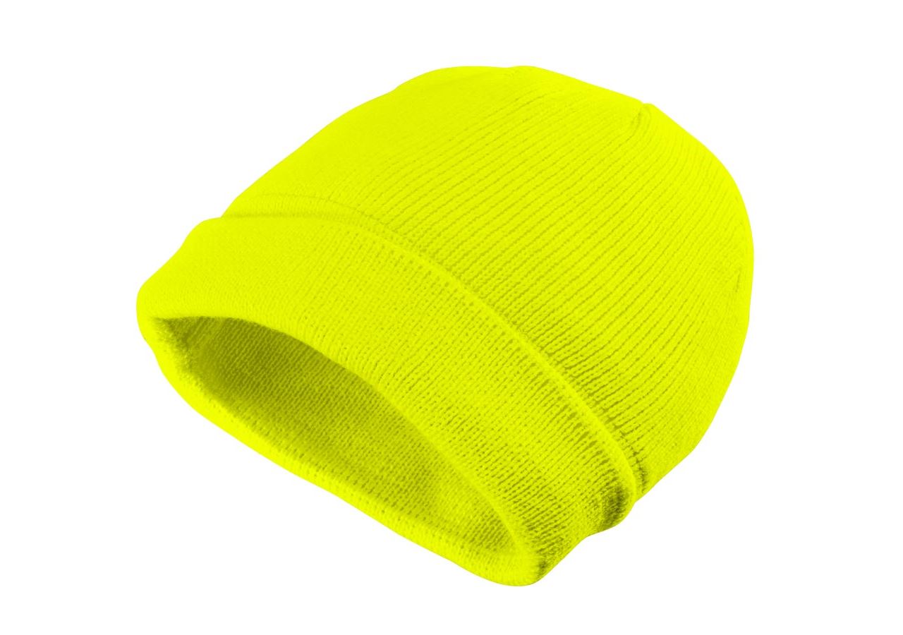 Accessoires: Bonnet d'hiver en tricot Neon + jaune