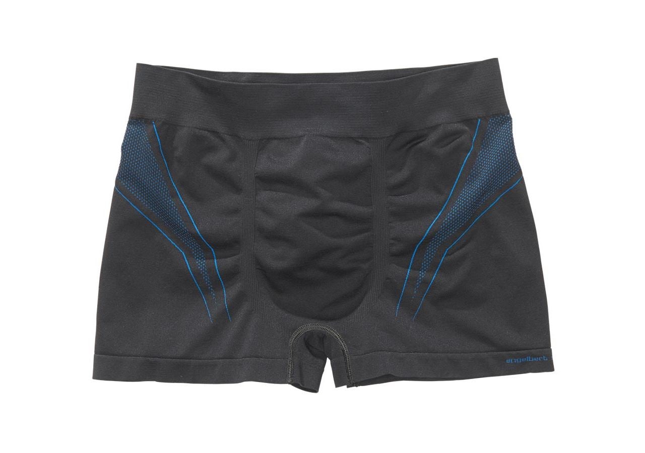 Sous-vêtements | Vêtements thermiques: e.s. Pantalon fonctionnel uniforme - warm + noir/bleu gentiane