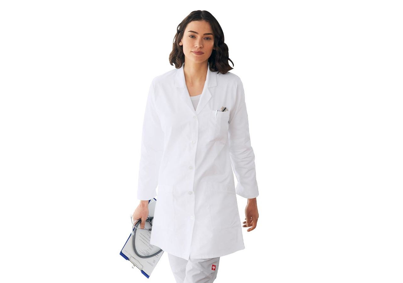 Sarraus de travail | Manteaux médicaux: Manteau professionnel Gerlinde + blanc