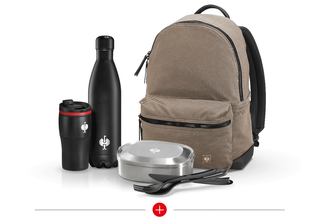 Accessoires: KIT : Backpack e.s.motion ten + brun cendré