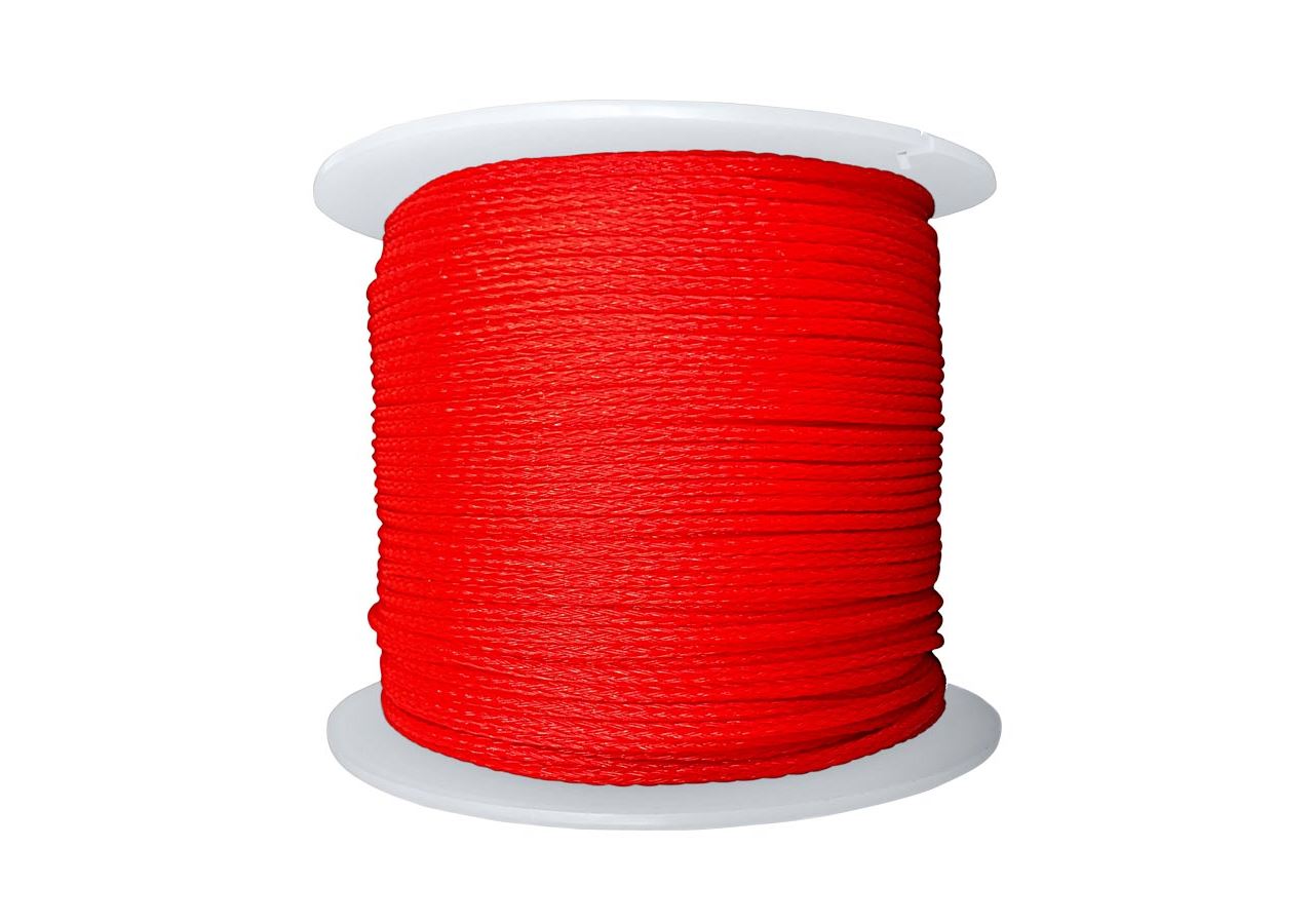 Cordeau de maçon en polyéthylène, rouge 100 m