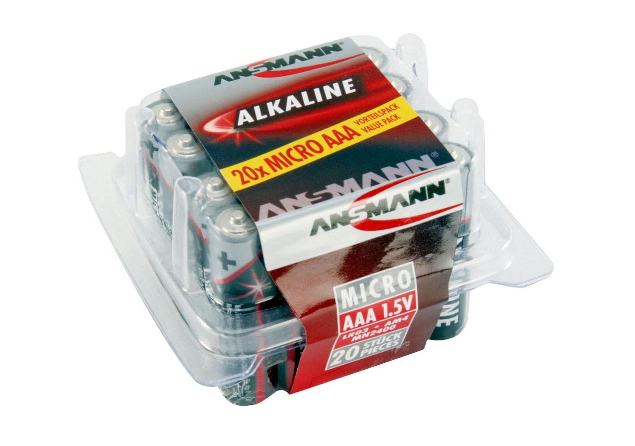 Elektronica: Ansmann Batterijen - voordeelpak, 20 Stuks