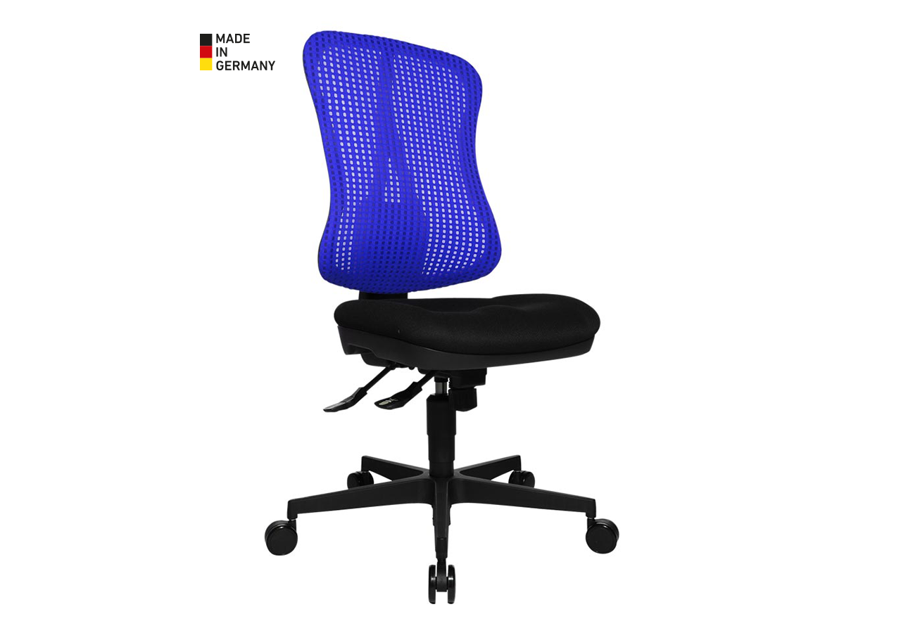 Chaises: Chaise de bureau rotative Head Point SY + bleu